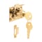 Prime-Line Solid Brass, Drawer and Cabinet Door Spring Latch Single Pack U 10665 - alternate 1